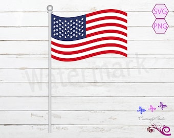 Flag Of USA SVG, Flag Vector, United States Flag, Flag Image, Flag Window Decal, Flag Sticker, United States Download, Digital Download