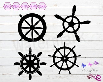 Ships Wheel SVG, Boat Wheel, Cruise Ship Wheel, Steering Wheel, Transportation SVG, Nautical Cut File, Captain SVG, Digital Download