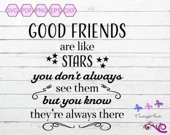 Good Friends SVG, Friendship Quote, BFF SVG, Friend Shirt, Best Friend Forever, Coffee Mug, Friend Gift, Friend Love, Digital Download