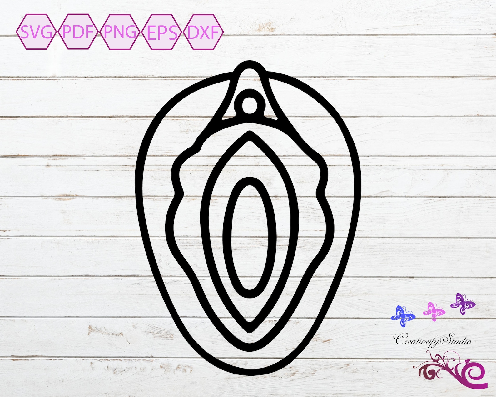 Vagina SVG Female Genitals Female Vulva Vagina Clipart Etsy Australia