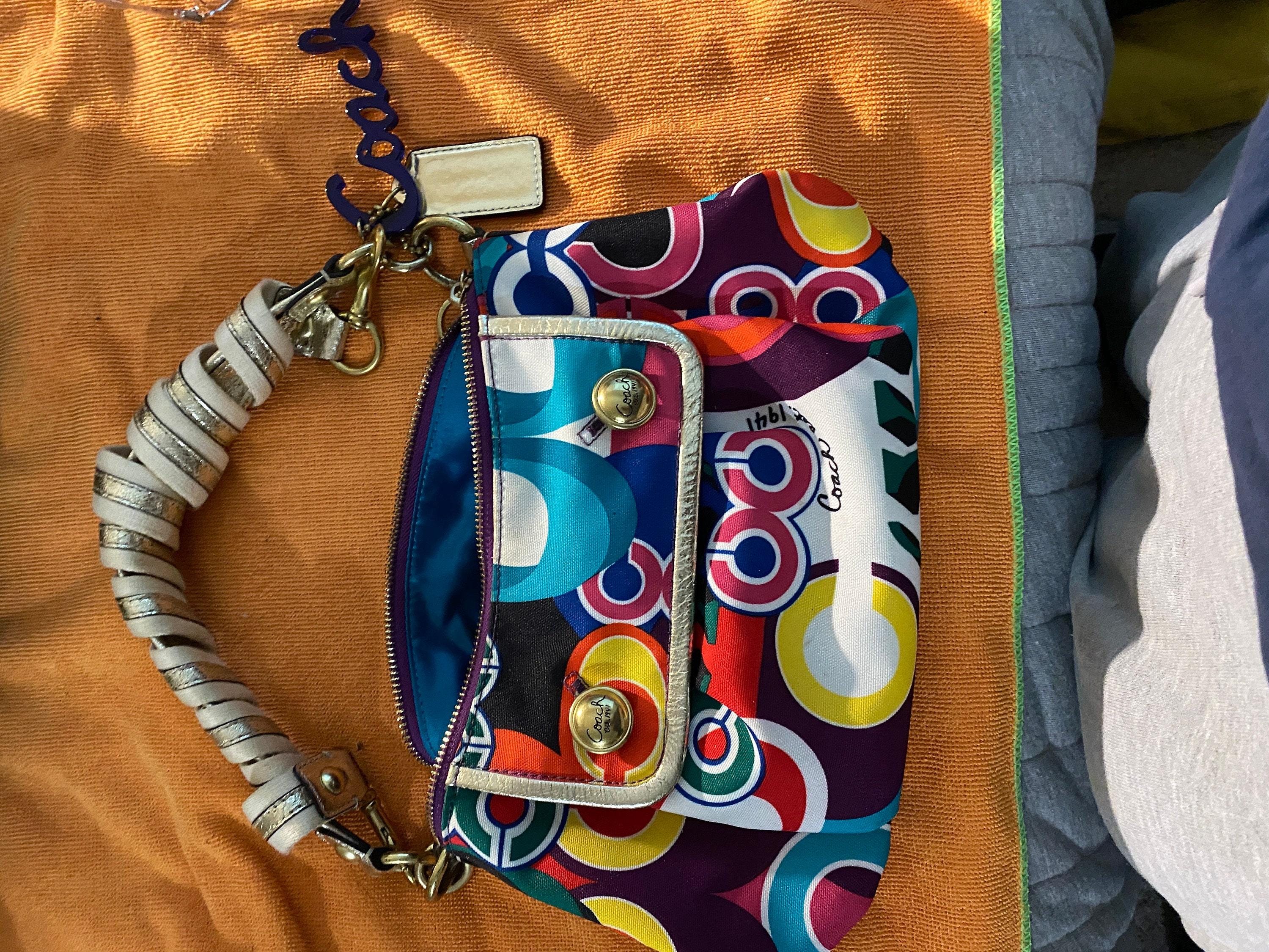 COACH POPPY POP Signature C Glam Multi-color Y2 (authentic