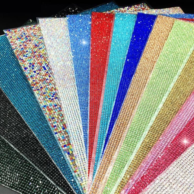 Adhesive Rhinestones Etsy