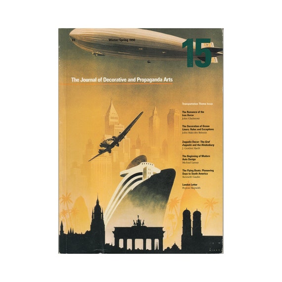 Vintage The Journal Of Decorative And Propaganda Arts Etsy