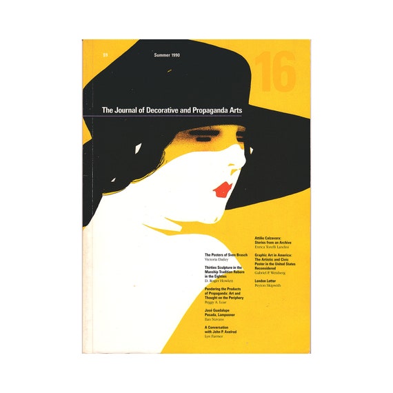 Vintage The Journal Of Decorative And Propaganda Arts Etsy