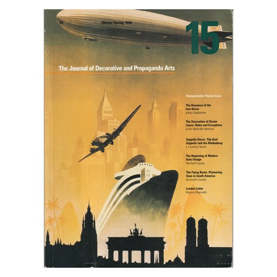 Vintage The Journal Of Decorative And Propaganda Arts Etsy