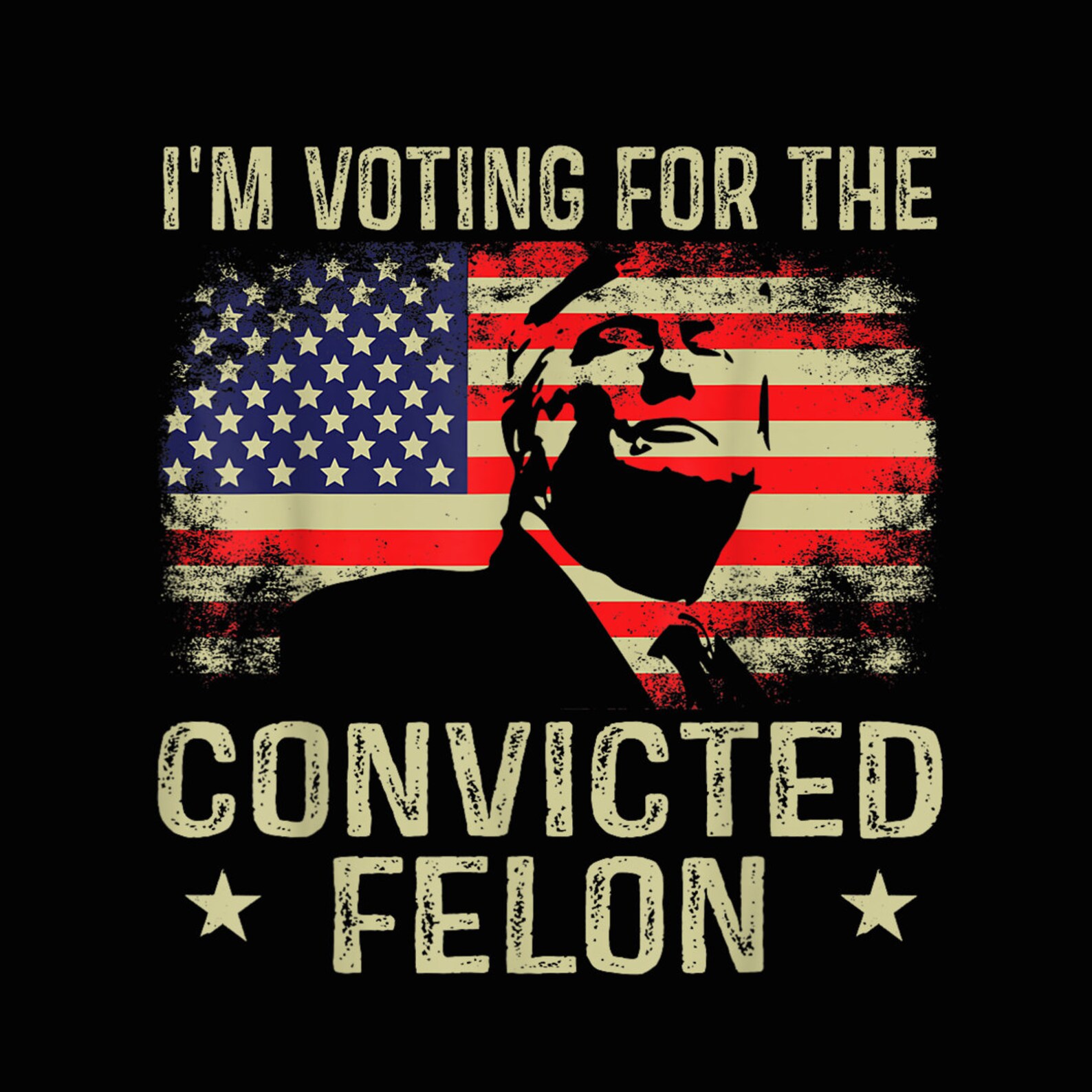 I'm Voting for the Convicted Felon Png - Etsy