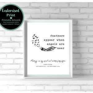 Remembrance Gift | Remembering a Loved One | Remembrance Gift | Bereavement Gift | Memorial Print | In Memory Of