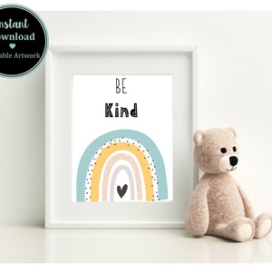 Be Kind Printable Art Instant Download - Etsy