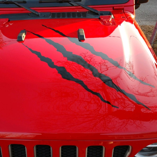 Claw Mark Vinyl Decal