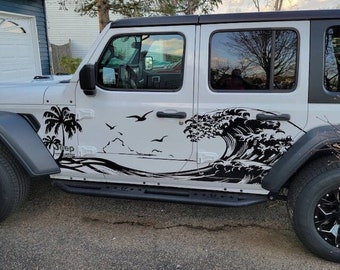 Wave / Beach Full Side Decal