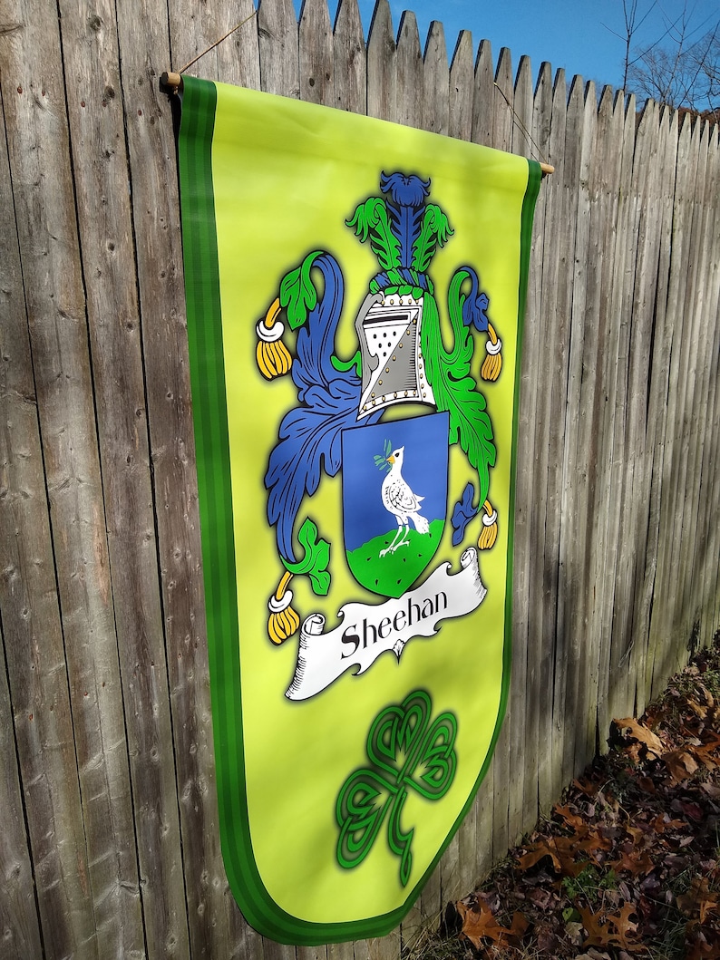 Family Crest Banner Etsy