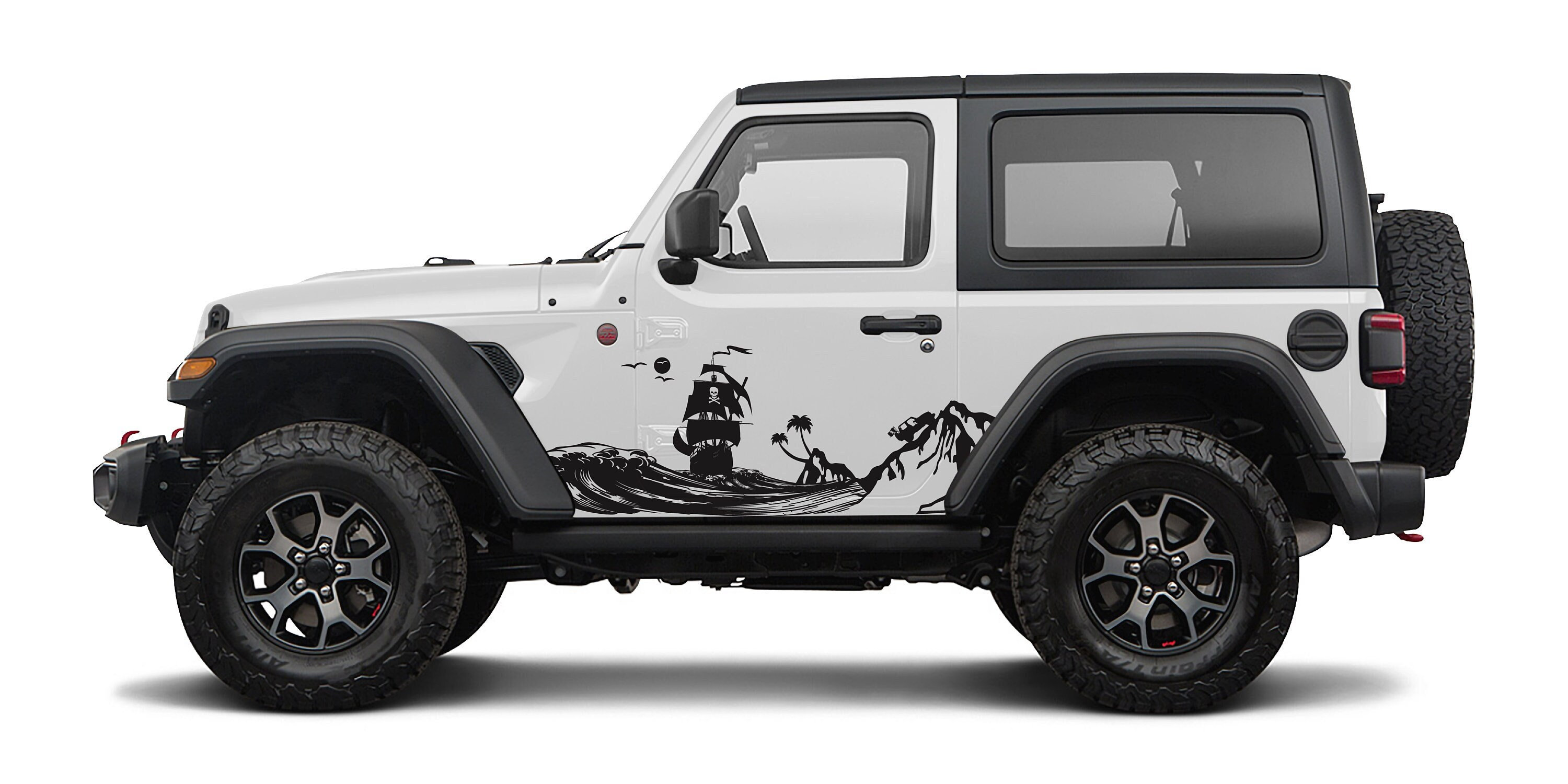 Pirate Wave Decal (Two Door)