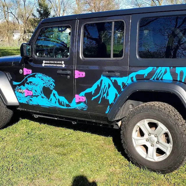 Ride The Wave Ride The Red Wave 2024 (Red) Usa Sticker Bumper