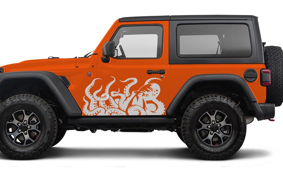 Kraken Full Side Decal - Two Door - Etsy
