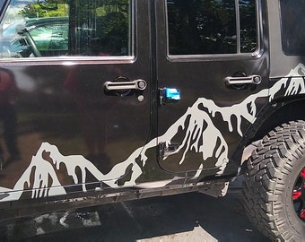 Full Side Mountain Decal