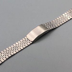 Vintage NOS 70s 80s UNBRANDED Stainless Steel 18mm Watch Bracelet Seiko, Citizen, Orient Quartz / Mechanical b
