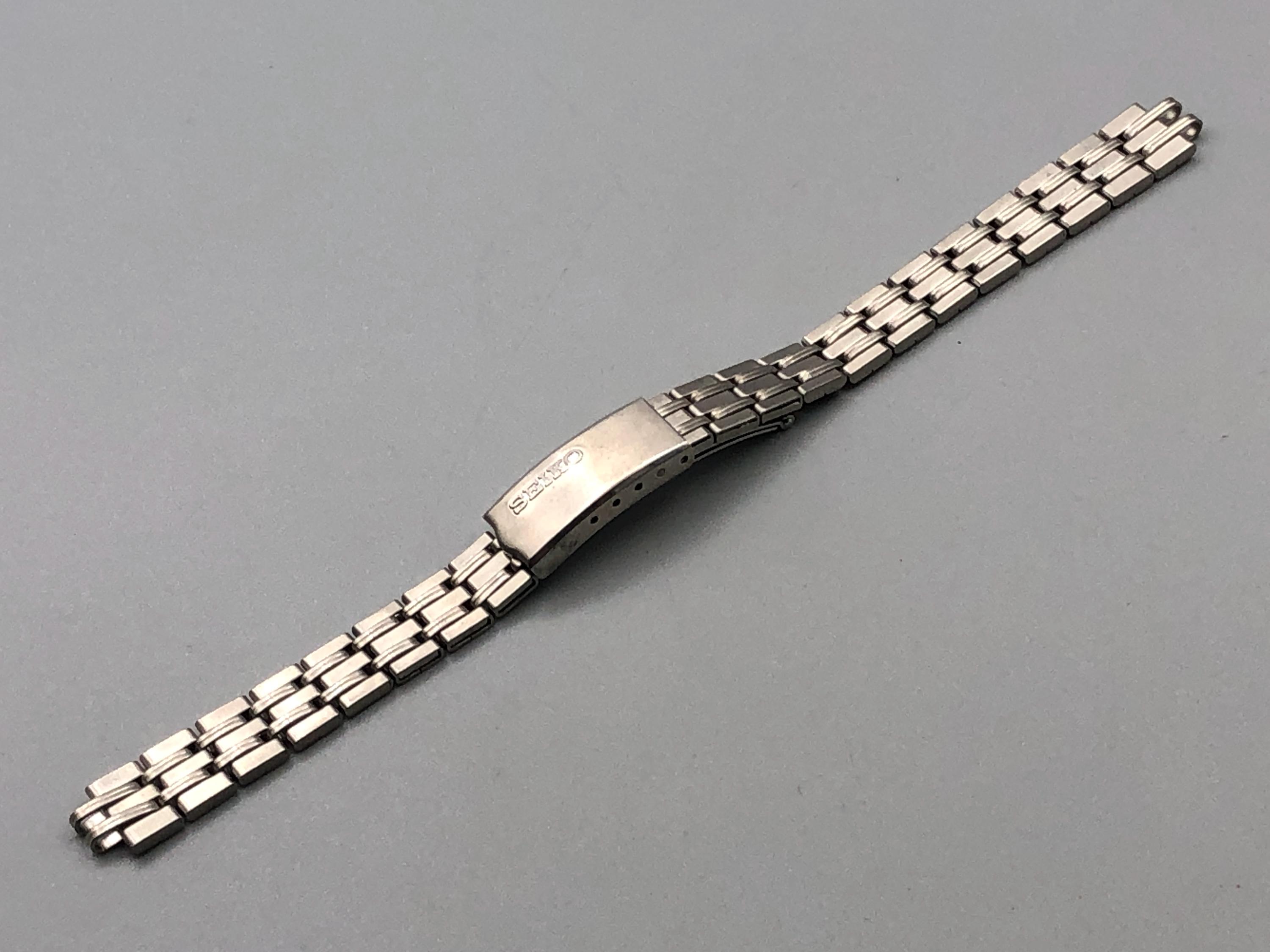 19mm Solid Stainless Steel Watch Band For Seiko Pogue 6139-6002 Chronograph – Unisex, Vintage Style