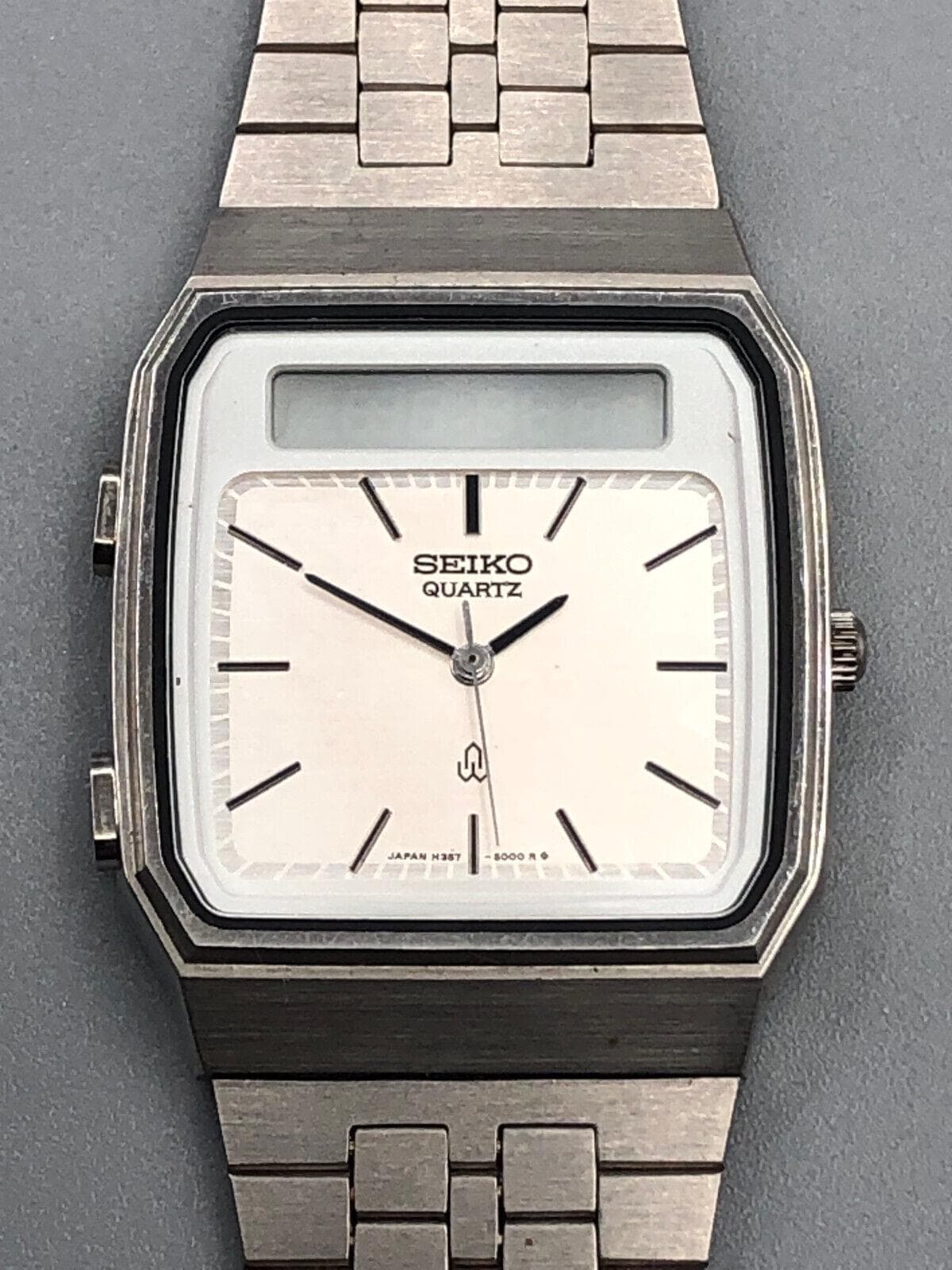 Vintage NOS SEIKO 70s 80s H357-500A Ana-digi LCD Quartz Watch for