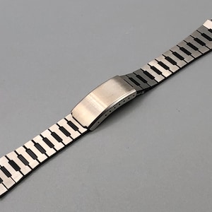 Vintage NOS 70s 80s UNBRANDED Stainless Steel PVD 18mm Watch Bracelet Seiko, Citizen, Orient Quartz  Mechanical Watches