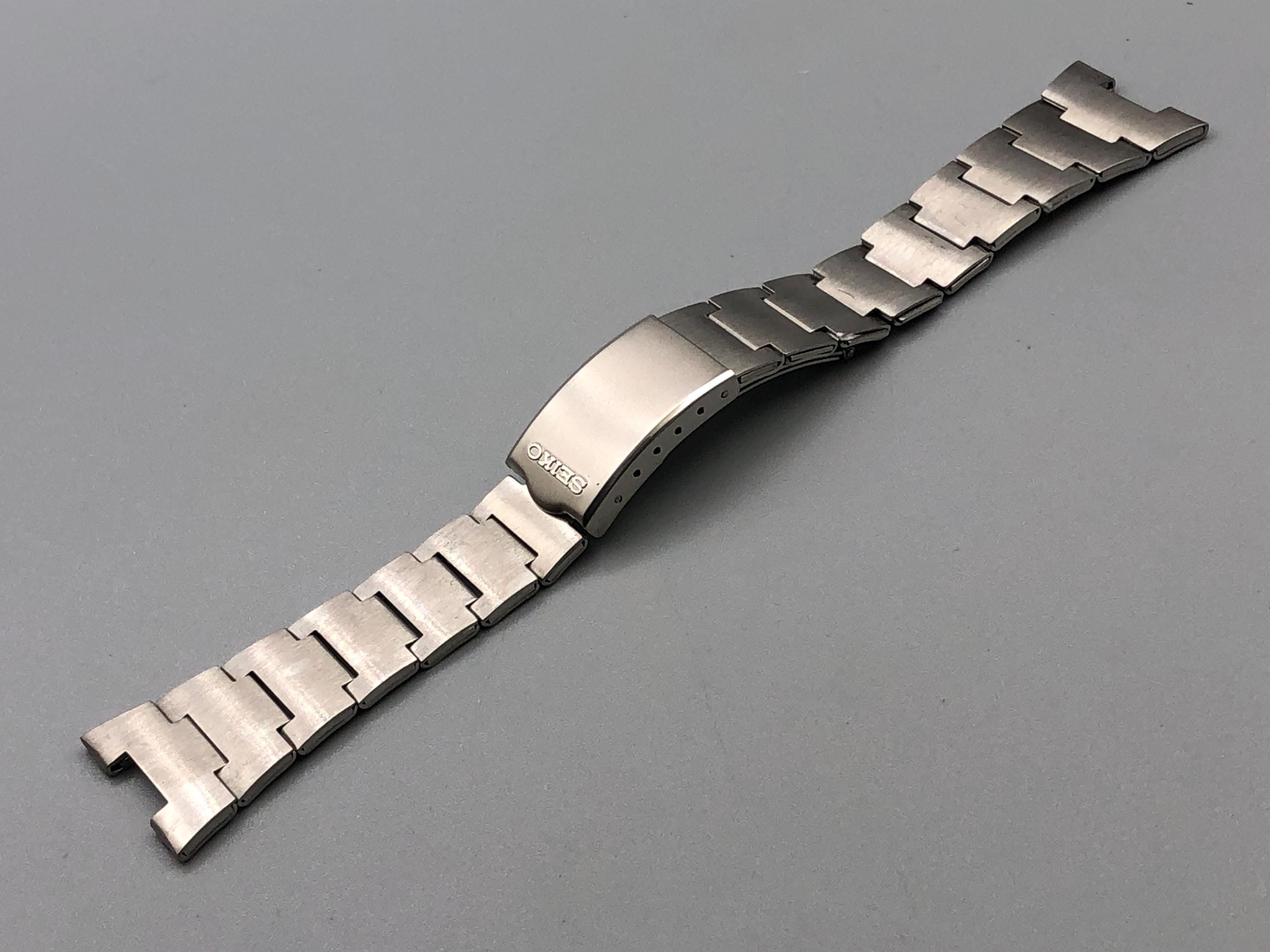 SEIKO Bell-Matic シルバー/ブラック レザーベルト ジャンク品 SEIKO