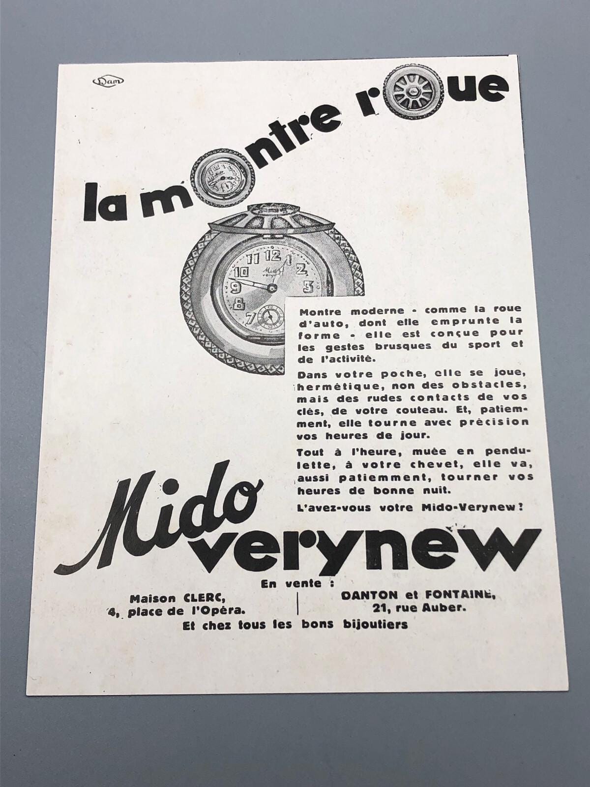 BAZAAR 1955年1月 ワーホル/マティス/コクトー 洋雑誌 ヴィンテージ Antique 1920s MIDO BUGATTI WHEEL Pocket Watch 20s Very Rare