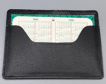 ROLEX NOS 1989/1990 Calendar Card Translation Booklet Sport Models Document Holder Wallet Lot Set GMT Master Submariner Daytona Datejust