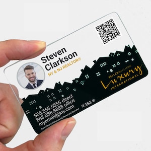 Clear Plastic Business Cards