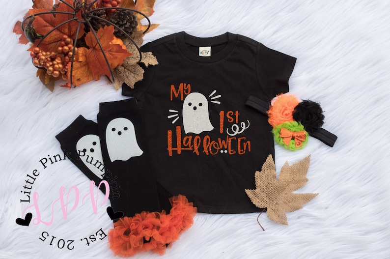 Girl Outfit Halloween Shirt Baby Girl Halloween Outfit Toddler Girl Halloween Baby Girl Halloween Costume My First Halloween