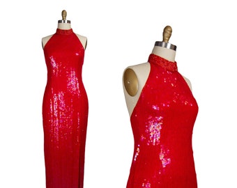 1980s Vintage Gown, 80s Dress, Cocktail Dress, Evening Gown, Medium