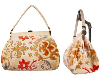 Vintage 1960s | 1960s Handbag | 1960s JR Tapestry Handbag | Vintage Purse | 1960s Handbag