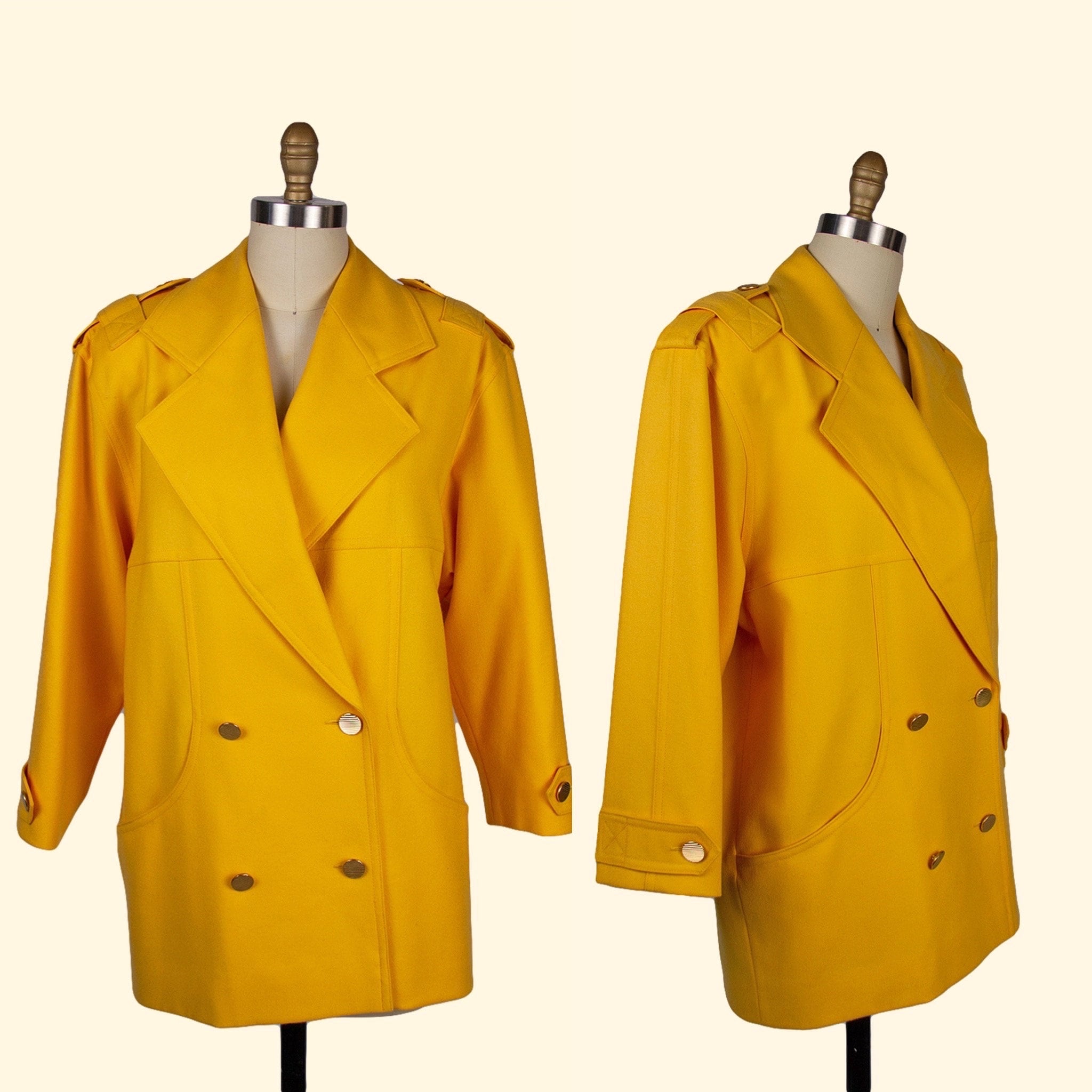 ジャケット・アウター 80's Vintage 6B Double Breasted Coat Vintage 1980s Darebridge Double-Breasted Brown Wool Overcoat