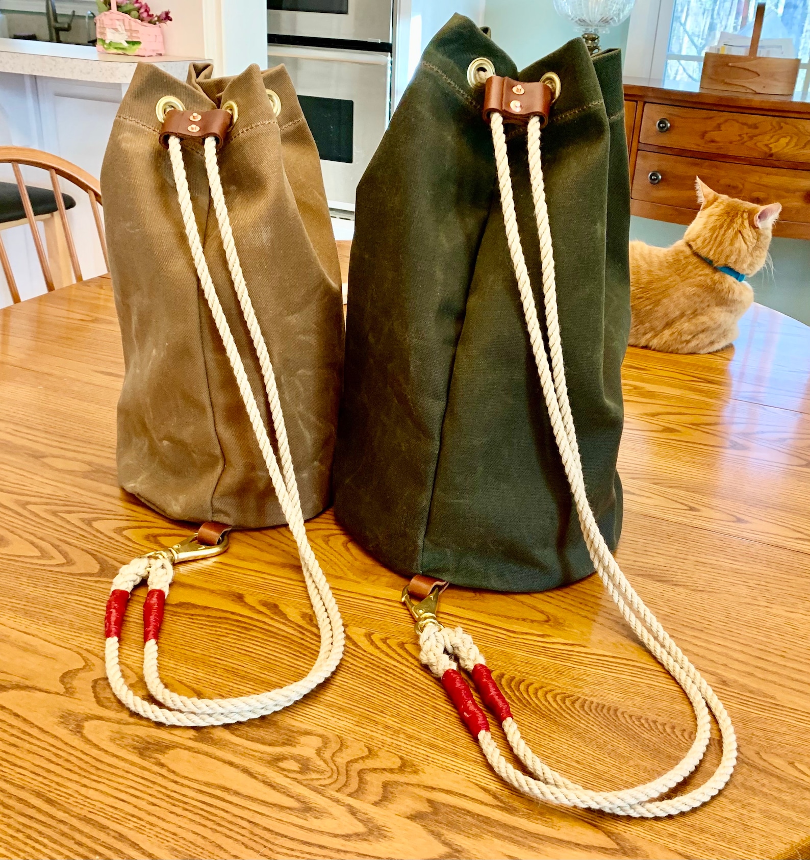 Waxed Canvas Ditty Bag at Samantha Burks blog