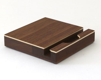 Soporte para iPad de madera, tableta, soporte, soporte, soporte, macizo, madera, ajustable, roble, nogal, iPad universal, pro, Samsung, huawei y mucho más.