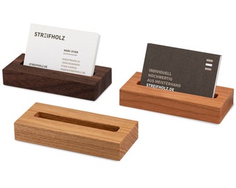 Business card holder wood simply multiple business card holder business card holder business card stand table fair exhibition reception