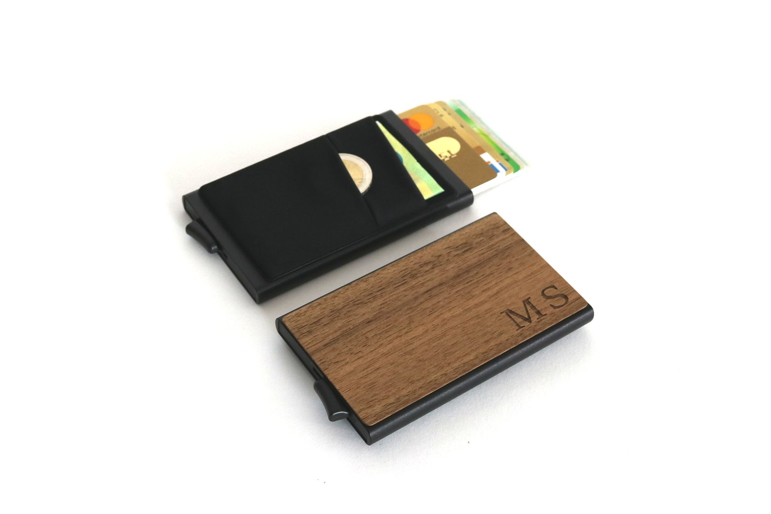 Personalized Wood Credit Card Holder