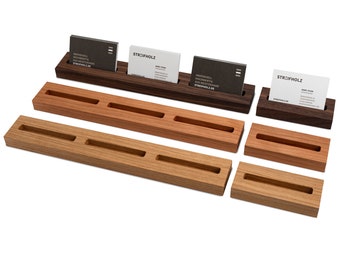 Business card holder wood simply multiple business card holder business card holder business card stand table fair exhibition reception