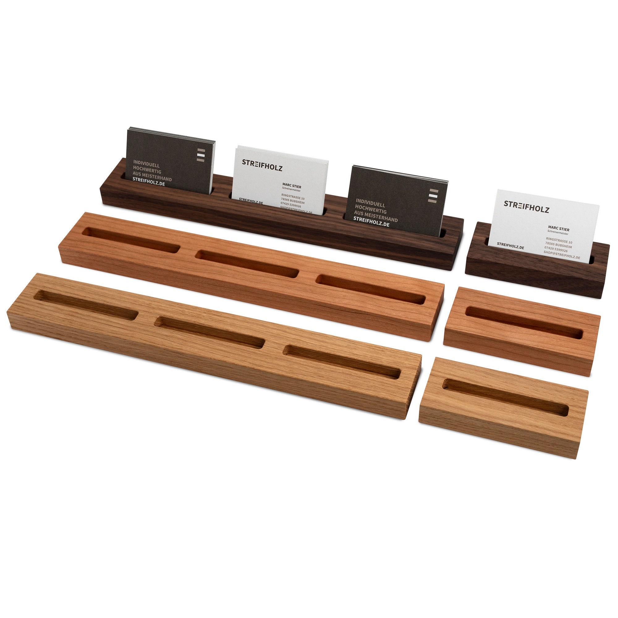 Business Card Holder Wood Simply Multiple Business Card Holder 