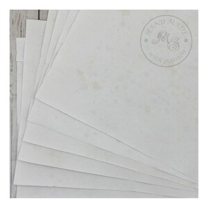 Hand Dyed Friut Tea Paper, A4 Size, Set of 5, Junk Journal Ephemera