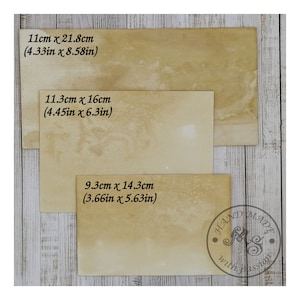 Buste tinte caffè per riviste spazzatura e album di ritagli, pacchetto Ephemera, Scrapbooking e creazione di biglietti, diario