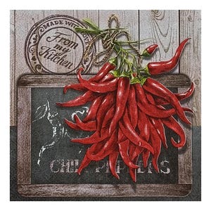 Papieren servet voor decoupage, gemengde techniek, journaling, kaarten maken, scrapbooking, collage, knutselpapier, groenten, peper