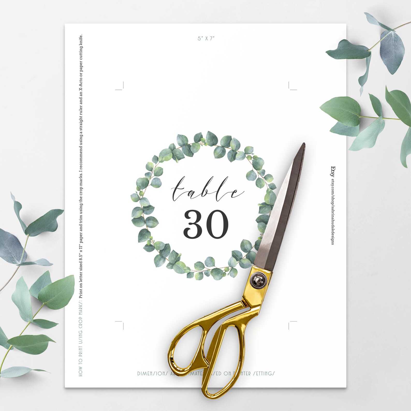 Event Table Numbers 1-30 Sizes 4 X 6 and 5 X 7 - Etsy