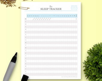 The Sleep Tracker - Single Insert - The Ultimate Planner