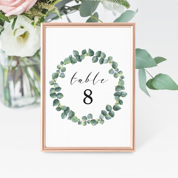 Event Table Numbers 1-30 Sizes 4 X 6 and 5 X 7 | Etsy