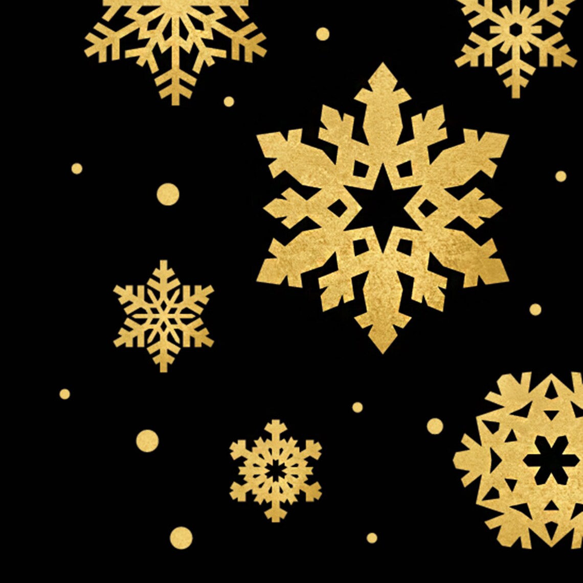 Holiday DIY Gift Tags Printable Black and Gold Foil Theme - Etsy