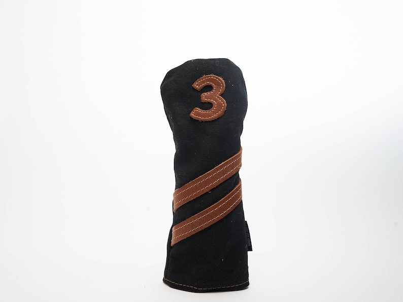 Golf Headcover Personalized Handmade Golf Headcover in black Etsy