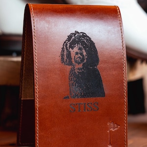 Golf Scorecard & Yardage Book Holder with fully custom image