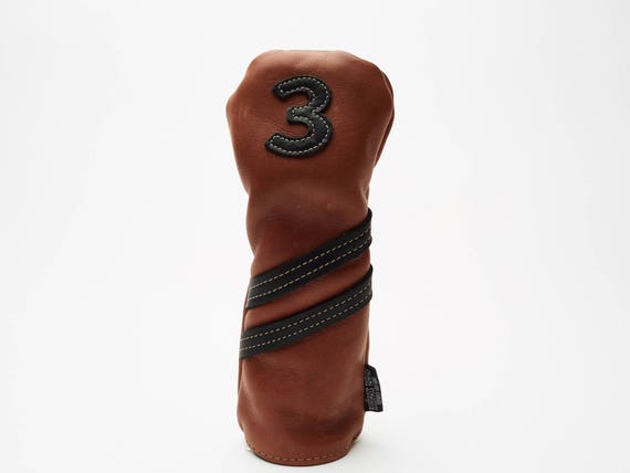 Golf Headcover Personalized Gift Leather - Personalized Leather Golf Headcovers Golf Headcover Personalized Gift Leather - Personalized Leather Golf Headcovers