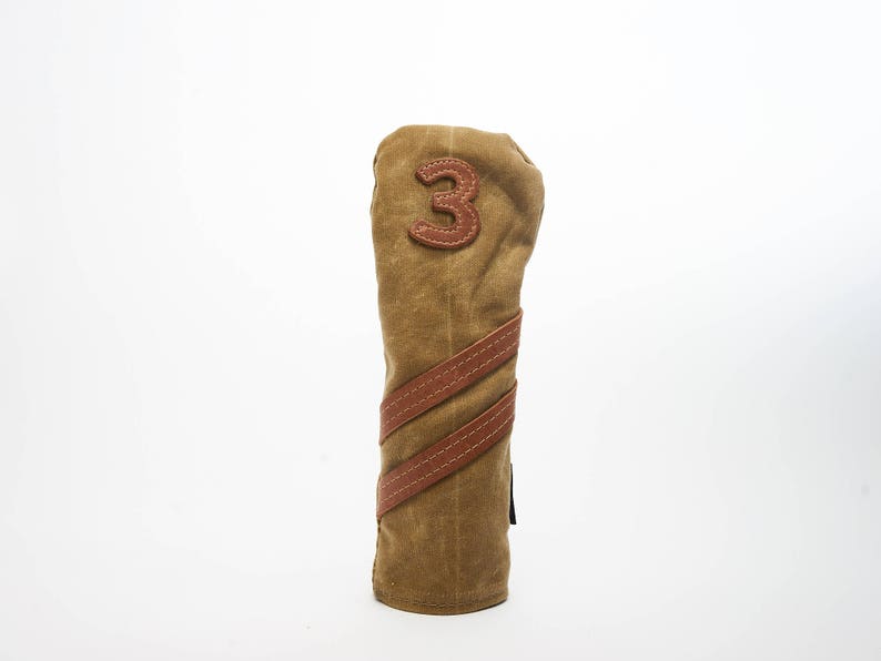 Golf Headcover Personlized Handmade Golf Headcover in Tan Etsy