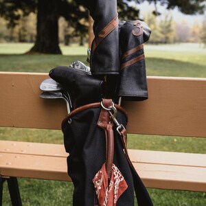 Leather Golf Headcover in Napa Black image 4