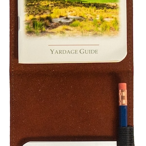 Golf Scorecard & Yardage Book Holder Leather Handmade Gifts for Golfers, Personalized image 8